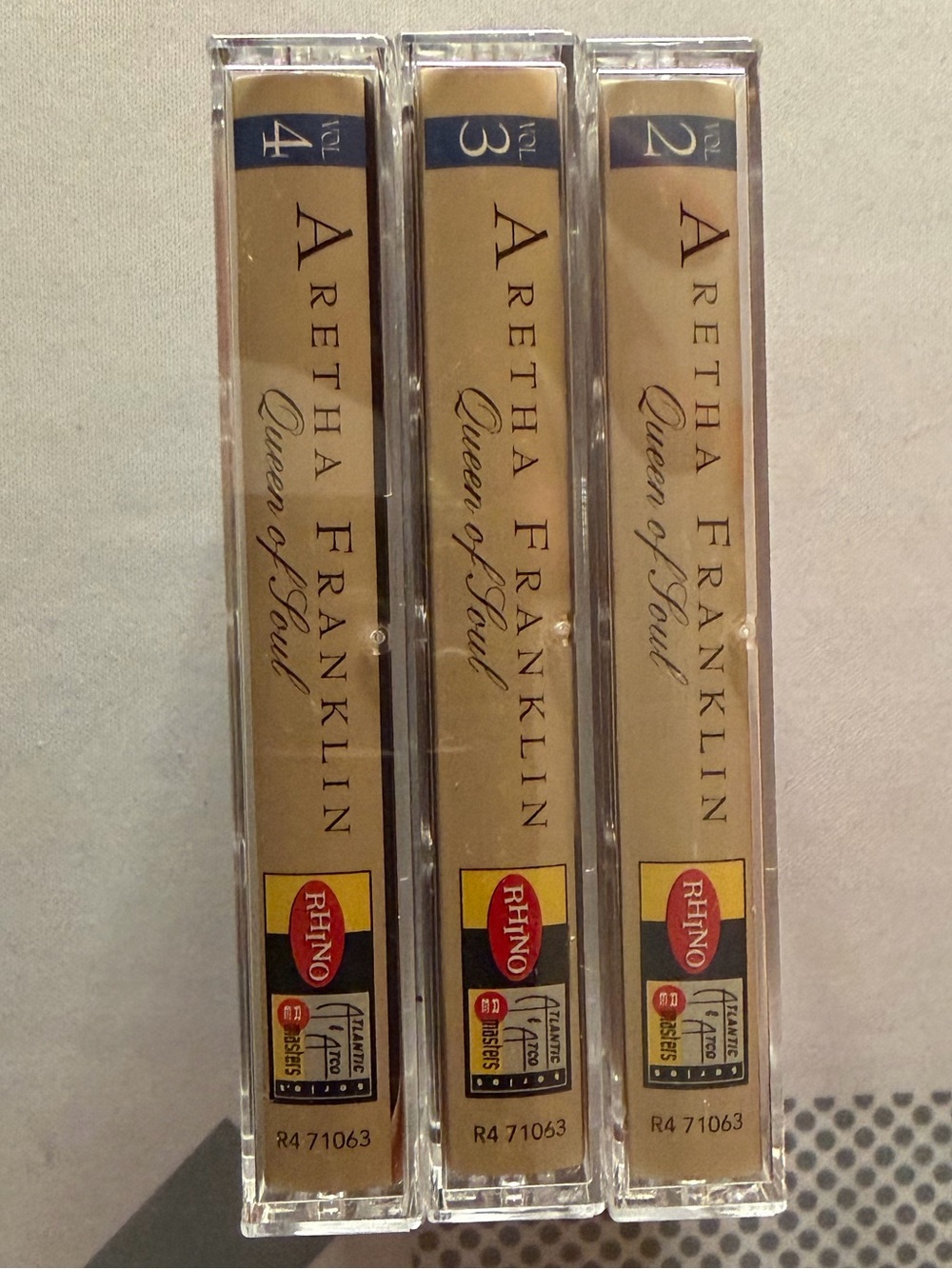 Aretha Franklin Queen of Soul Cassette Tapes 2-4 Lot Of 3